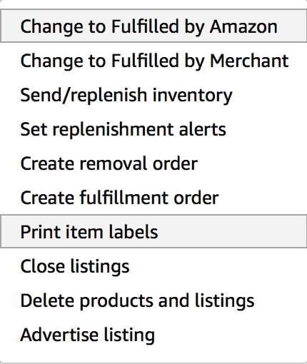 Como Imprimir Etiquetas de  FBA 